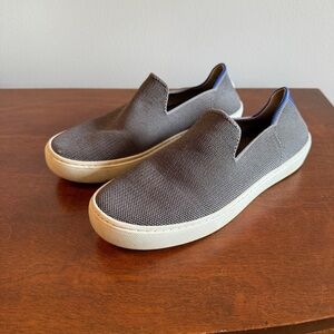 Rothy’s Grey Slip-On Sneakers Women’s Size 7